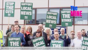 BBC Newcastle Joined #KeepBBCLocalRadioLocal Strike to Oppose Local Radio Cuts